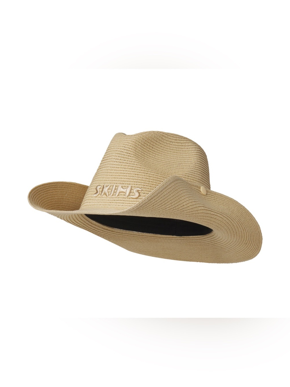 SKIMS Woven Side Snap Hat - Picture 4 of 8